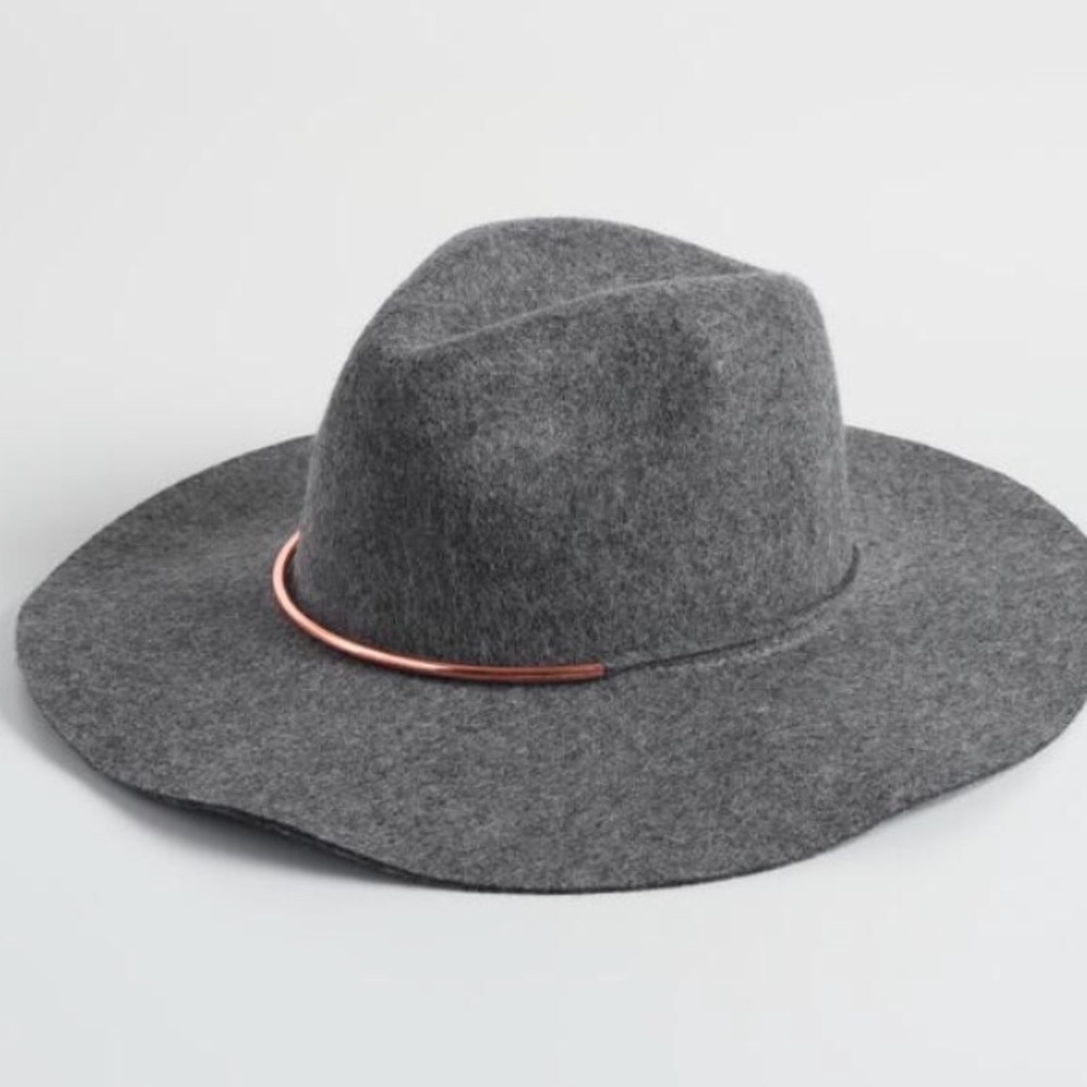 New Boho floppy Grey hat